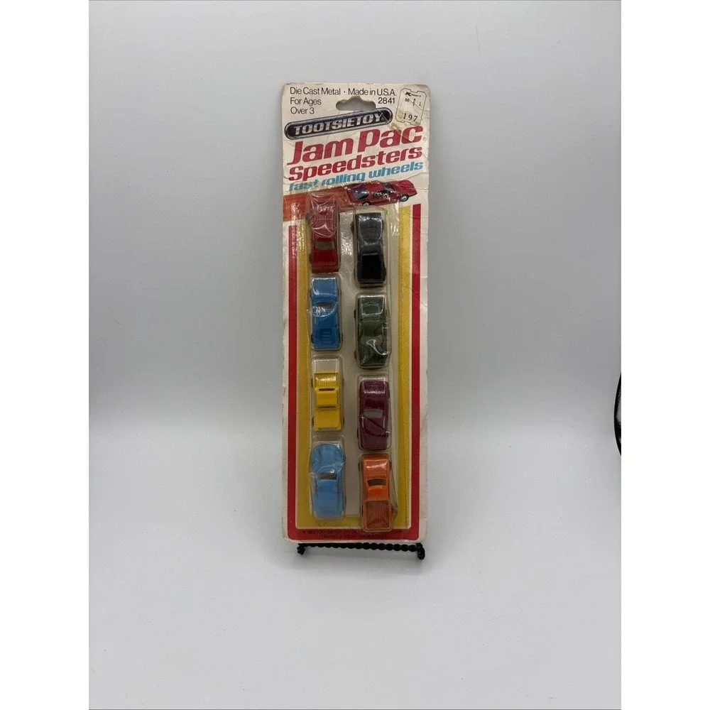 Vintage 1983 Tootsietoy Jam Pac Speedsters 8 Pack Diecast Cars Set Sealed Kmart